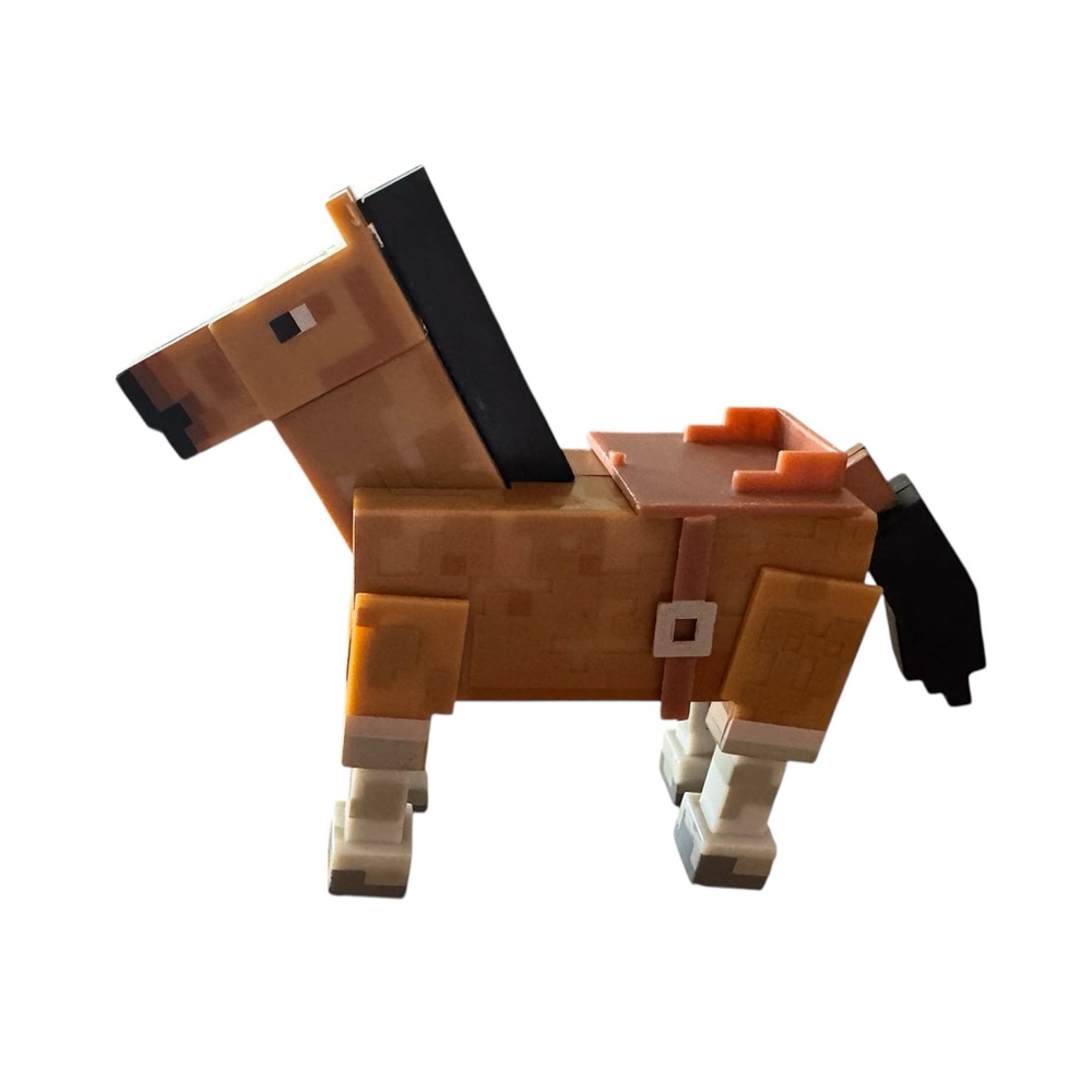 Minecraft Brown Horse Action Figure 4" Toy